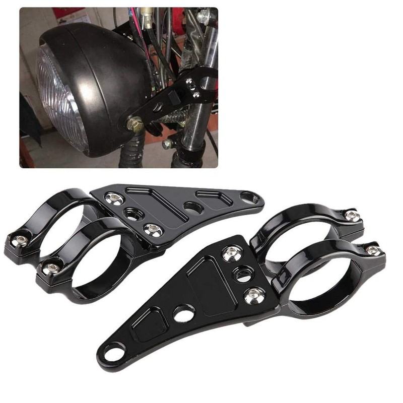 38-41mm Turn Signal Clamps Headlight Bracket, 2 Pieces Billet Aluminum