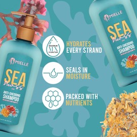 Mielle Organics Champú Anticaída De Musgo Marino 8 Onzas Líquidas (Paquete De 1)