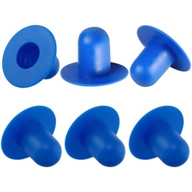 Anreixx Pool Wall Plugs Replacement, Above Ground Pool Fitting Filter Pump Plugs Strainer Hole Plug Stopper Compatible with Intex & Bestway, 6 Pieces