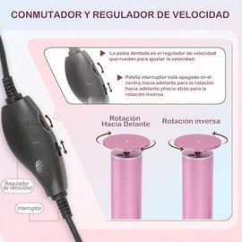 Lima Eléctrica para Pies - Profesional con 60 Discos de Lija, Velocidad Ajustable, 360° Rotación - Elimina Callos, Piel Muerta y Durezas - Ideal para Pedicura en Casa (Negro)