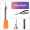 SpeTool 1/16" Cutting Diameter Downcut Spiral Router Bit with 1/4"