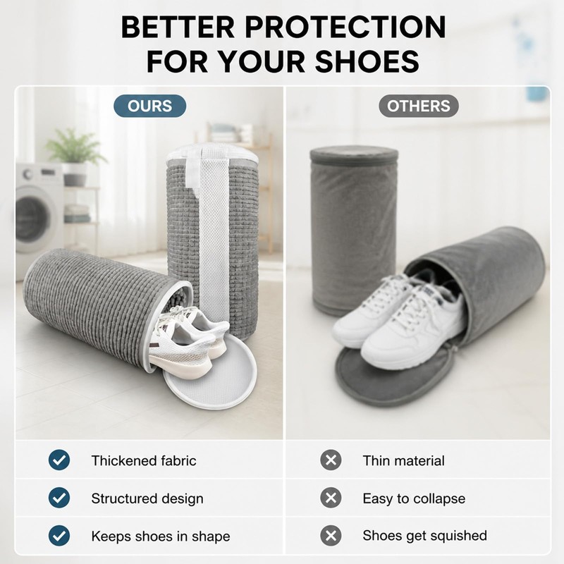 Shoe Cleaning Kit - Shoe Washing Bag - Footwear Storage