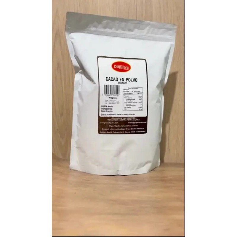 Cacao En Polvo Sin Azúcar Ideal Keto 500 Gr