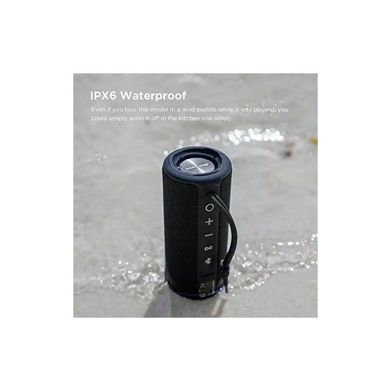 MIATONE Outdoor Portable Bluetooth Speakers Waterproof Wireless Speaker for Camping