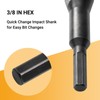 5-Piece Auger Drill Bit for Wood, Long Drill Bit Set,