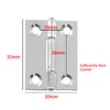 8 Pcs 38mm (1.5 inch) Door Hinges Stainless Steel Hinges