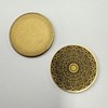 Ciezeical 30PCS 3mm Brass Coin Blanks,40mm Threaded Edged,Acrylic Protection Box,3mm