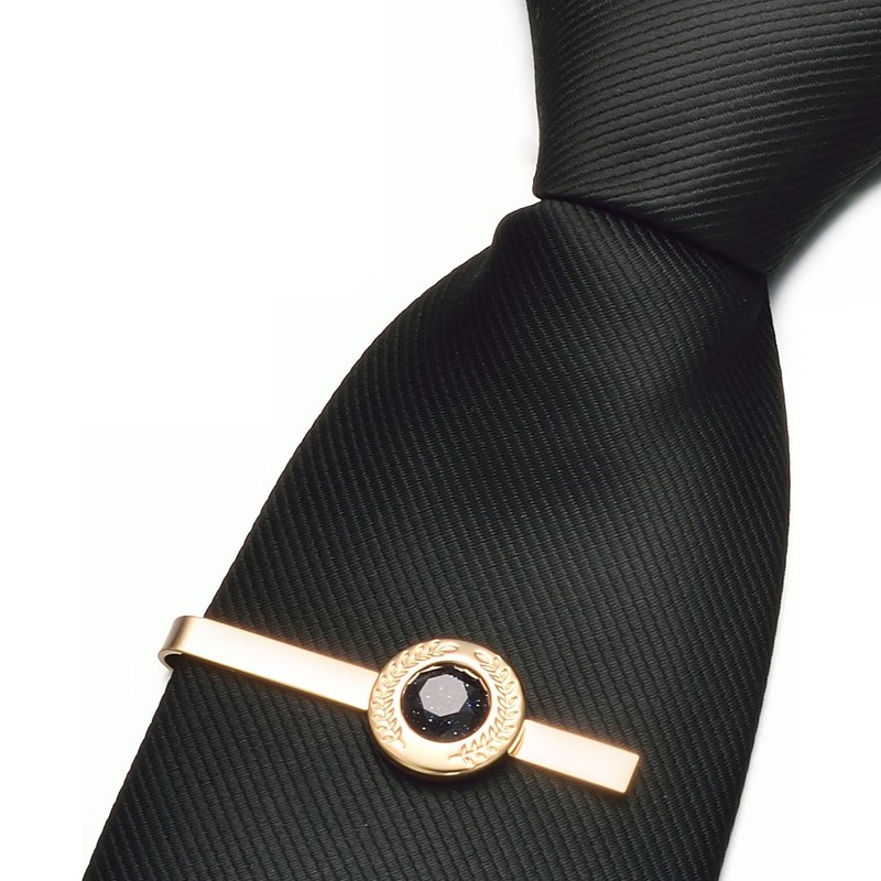 Asienice Luxury Retro Swank Tie Clip, Non-Precious Metal, No Gemstone
