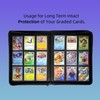 Archivalpro Premium Trading Card Collection Leather Binder, Holds 360 Cards,Card