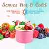 Paper Ice Cream Cups, 50-Pack 9-oz Disposable Dessert Bowls for