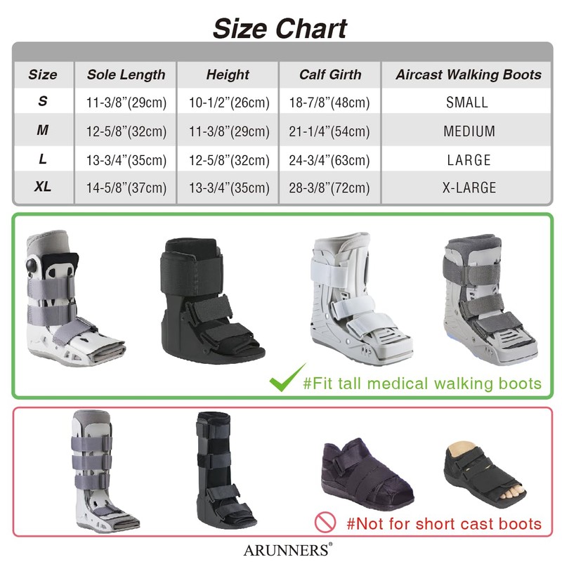 ARUNNERS Boot Cover(Black, Short, X-Large)