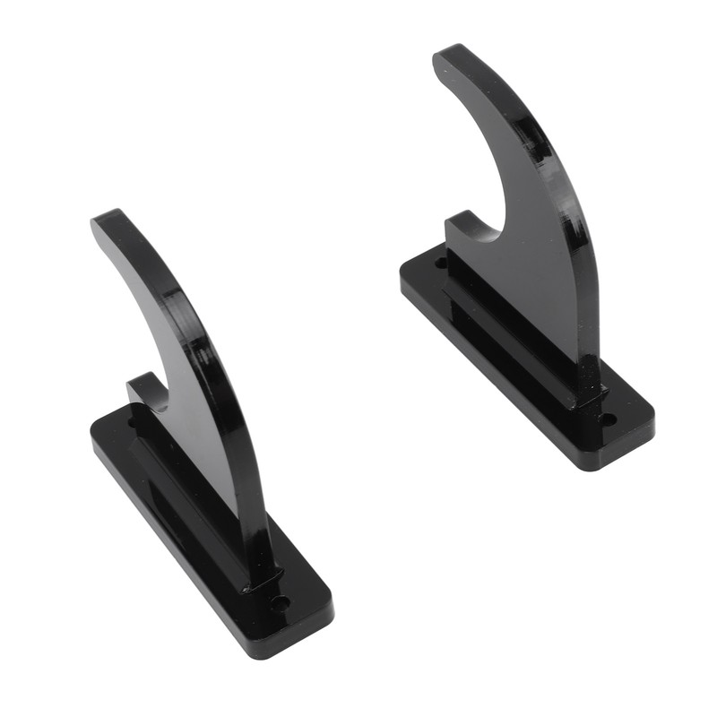 2 PCS Sword Holder Acrylic Wall Mount Polished Strong Load