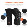 Ergodyne ProFlex 550 Padded Knee Sleeves - 3-Layer Foam Cap,