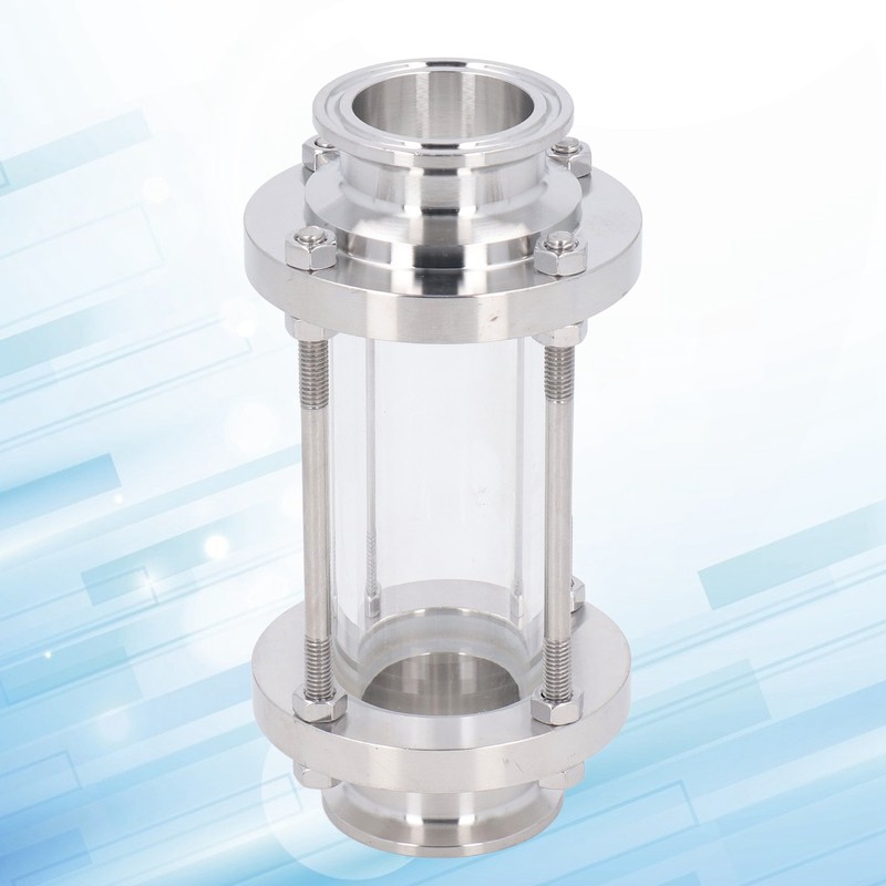 In Line Sight Glass Food Grade 304 Stainless Steel Omnidirectional