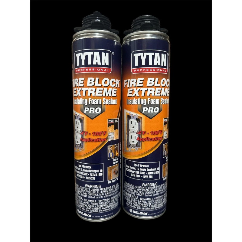 TYTAN Professional Fire Block Extreme Foam Sealant 24 oz (12