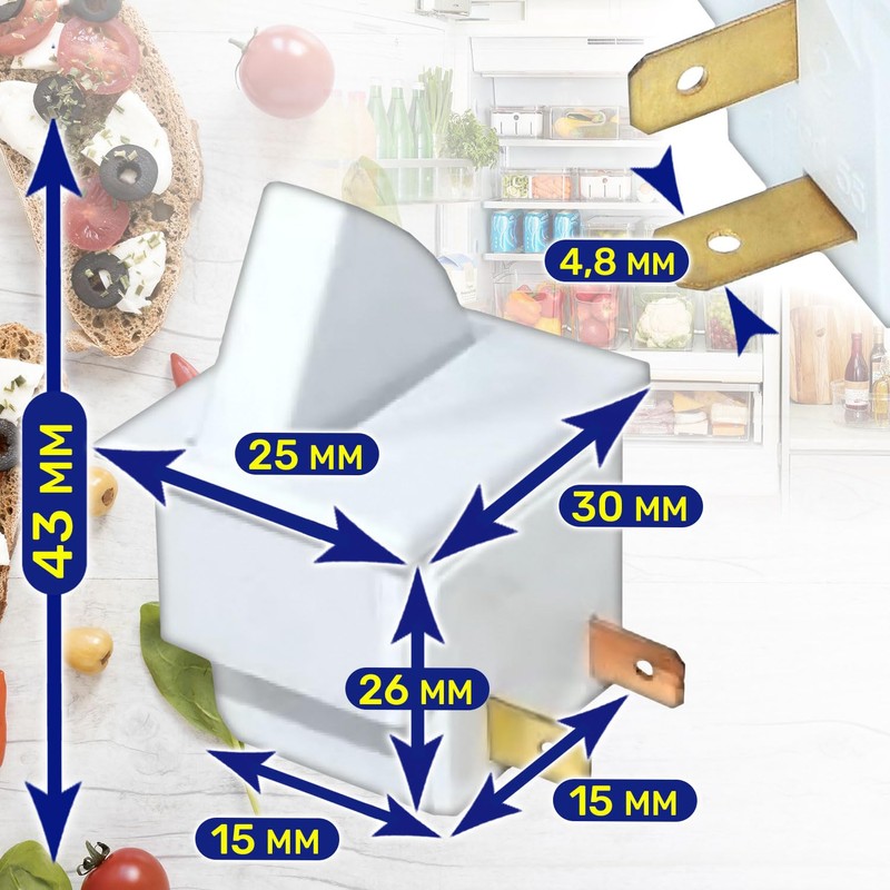 Light Switch for Fridge with Original Code 4094880285 for Beko