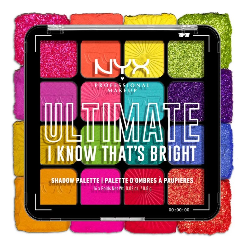 NYX Professional Makeup Ultimate paleta de sombras para ojos color