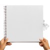 Styloo Large Scrapbook Photo Album 40 Sheets 30X30 cm White
