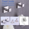 Bathroom Hardware Set 10PCS Brushed Nickel Bathroom Accessories Set SUS304