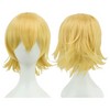 12 Inch Short Bob Wig with Bangs - Synthetic Cosplay