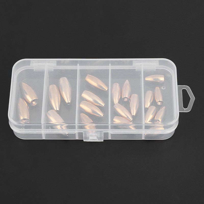 Durable Copper Fishing Brass Sinkers Lightweight Fisher Sinker Kit Set
