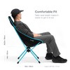 Helinox Sunset Chair Lightweight, High-Back, Compact, Collapsible Camping Chair, Blue