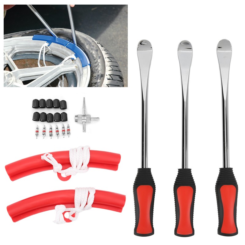 Tire Spoon Lever Iron Tool Set Repair Detachable Kit with