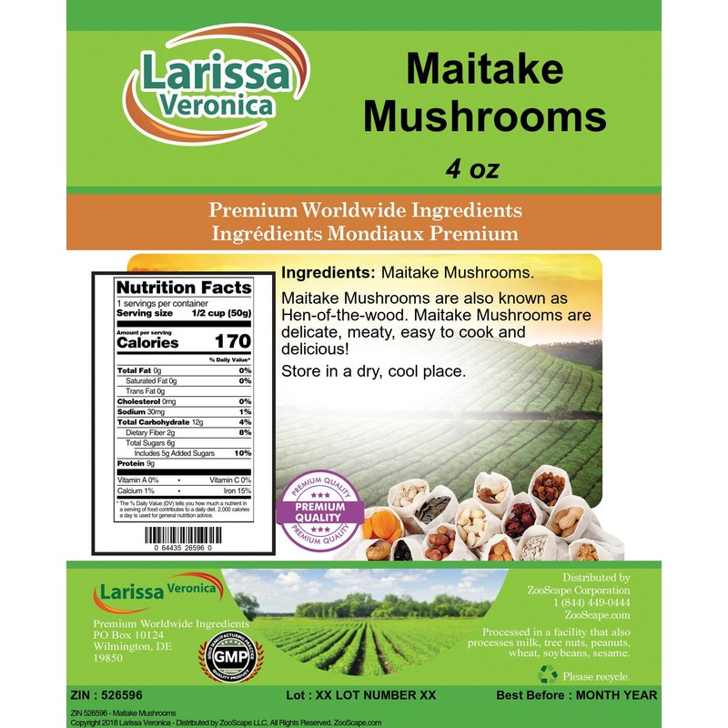 Maitake Mushrooms (4 oz, ZIN: 526596) - 3 Pack