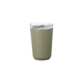 KINTO 20444 To Go Tumbler 12.2 fl oz (360 ml) with Plug, Khaki