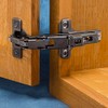Salice 165° Cabinet Hinges, Face Frame, Titanium Finish, 1/2'' Overlay