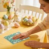 Kaufibre Easter Theme Swedish Kitchen Dish Towel,Rabbit Bunny Dishcloth Washable
