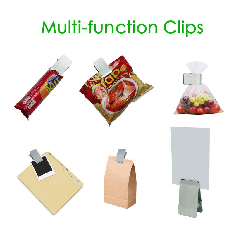 Stainless Steel Chip Clips,Long Heavy Duty Chip Clip for Record