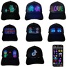 Aurravellir LED Hats with Full Color Screen Customizable Scrolling Messages