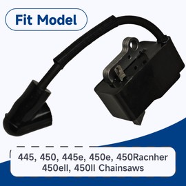 Ignition Coil for Hus qvarna 450 450E 445 445E 440 440E 435 435E Jonsered CS2240 CS2240S CS2245 CS2245S CS2250 CS2250S Chainsaw Re 573935702 505427201 573935701