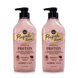 Elastine Propoliterra Protein Nutrition Shampoo for Damaged Hair Cherry Blossom Fragrance, 2, 500ml / 엘라스틴 프로폴리테라 손상모발용 단백질 영양 샴푸 체리블라썸 향, 2개, 500ml