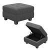 Belffin Ottoman Module with Storage for Modular Sofa Sectional Couch
