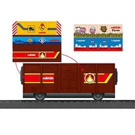 Märklin My world 44143 Open Freight Car with Sticker Sheet