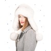 Futrzane Aviator Hat - Winter Trapper Hats for Women -