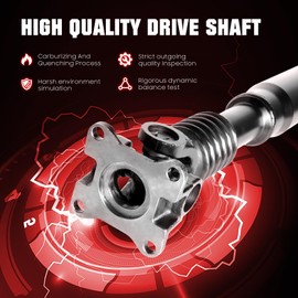 Rear Complete Drive Shaft Assembly Fit for Jeep Grand Cherokee 2005-2010, for Commander 2006-2010, V6 3.7L 4WD/AWD, Prop Driveshaft Replace for ‎52853006AB, 52853006AD