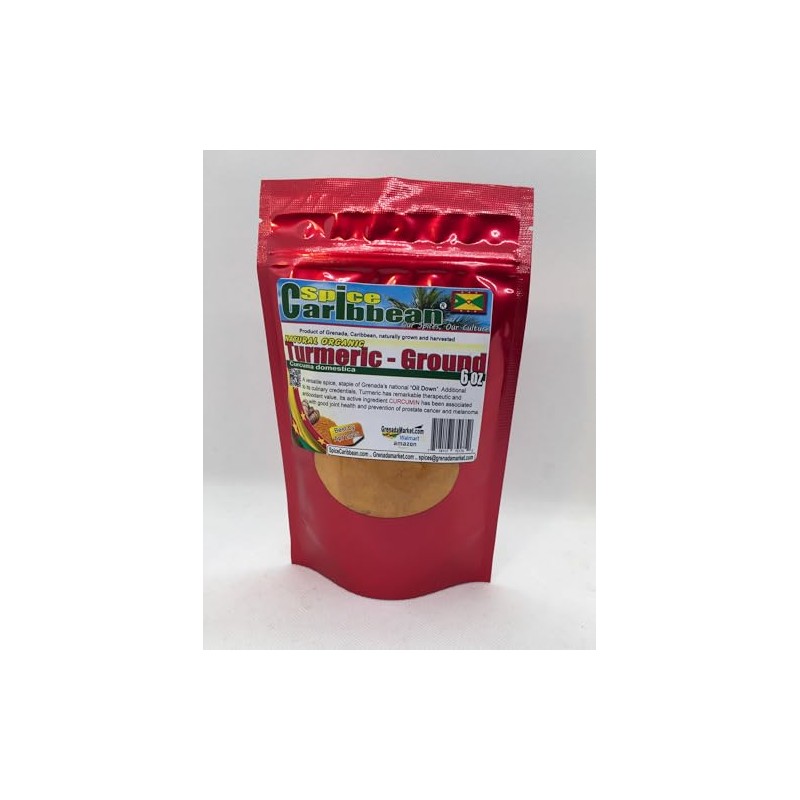 TURMERIC - GROUND, Spice of Grenada (6 Oz in resealable