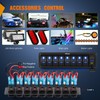 Nilight 8 Gang Rocker Switch Panel with PD Type C