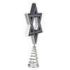 9-Inch Plastic Silver Hanukkah Tree Topper