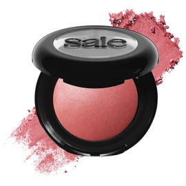 Saie SuperSuede Baked Blush - Talc-Free Powder Blush for All Day Wear - Enriched with Plant-Derived Squalane + Glycerin to Help Moisturize Dry Skin - Mia (.01 Ounce)
