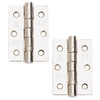Excel XL962 Pair of 3" Grade 7 Door Hinges, Polished