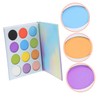 WOONEKY Travel-sized Eyeshadow Palette Multi Shades Matte Glitter for Women's