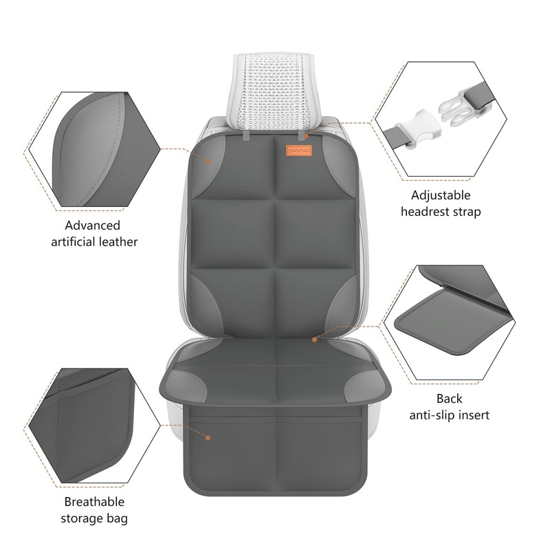 SMART ELF Car Seat Protector for Child Car Seat -