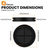 Firewall Rubber Grommets 1-11/16" ID 2" Drill Hole Double-Sided Hole