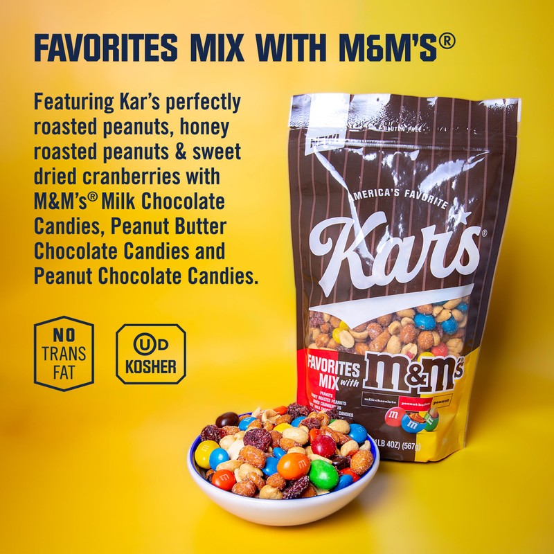 Kar's Nuts Favorites Mix with M&M'S Candies - 2oz Bag