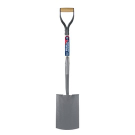 Spear & Jackson 1071AL Neverbend Professional Treaded Digging Spade, Gray