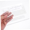 DOITOOL Transparent Periodic Table of Elements Decoration Elegant High School
